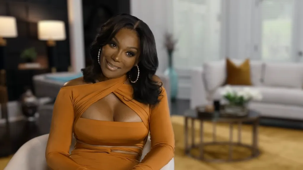 Angela Oakley in a RHOA Season 16 confessional